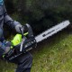 Пила цепная бензиновая БП-5245, 52 см3, шина 45 см, шаг 0.325, паз 1,5 мм, 72 звена Сибртех 95209