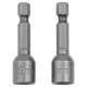 Биты с торцевыми головками 8 мм, 45 мм, 2 шт. Matrix 11569 Биты с торцевыми головками 8 мм, 45 мм, 2 шт. Matrix 11569