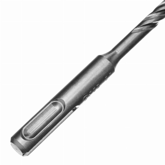 Бур по бетону, цельная крестовая пластина, 6x165 мм, SDS PLUS Denzel 705301 Бур по бетону, цельная крестовая пластина, 6x165 мм, SDS PLUS Denzel 705301
