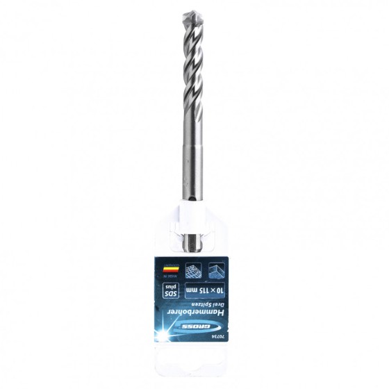 Бур по бетону Drei spitzen, 10 x 115 мм, SDS Plus Gross 70734