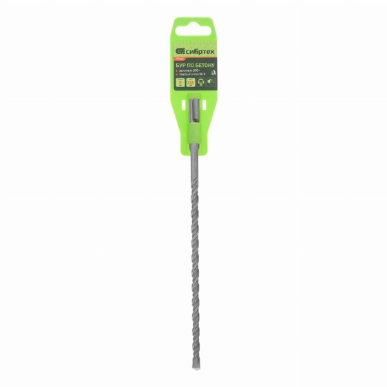 Бур по бетону, 8 x 260 мм, SDS Plus Сибртех 705567 Бур по бетону, 8 x 260 мм, SDS Plus Сибртех 705567