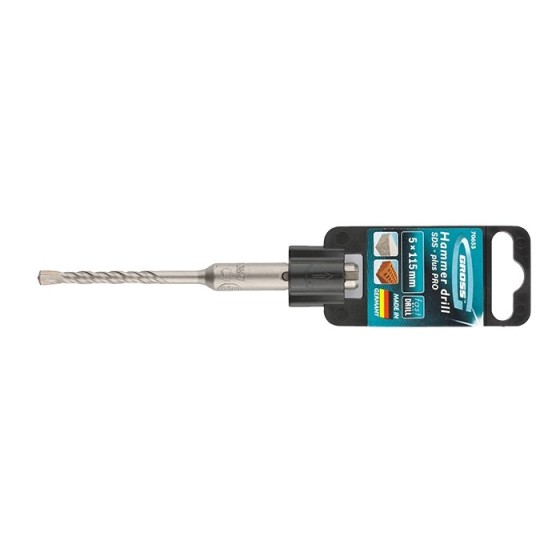 Бур по бетону Pro, 5 x 110 мм, SDS Plus Gross 70655 Бур по бетону Pro, 5 x 110 мм, SDS Plus Gross 70655