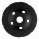 Чашка алмазная зачистная, 125 мм, двухрядная Sparta 729905