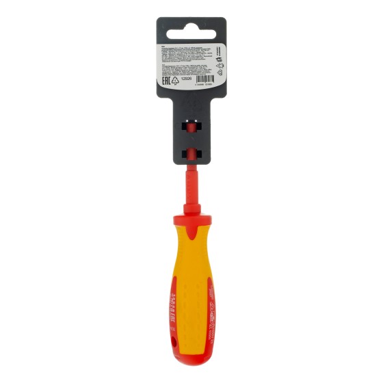 Отвертка Insulated, PH1 x 75 мм, CrMo, до 1000 В, двухкомпонентная рукоятка Matrix Professional 12926
