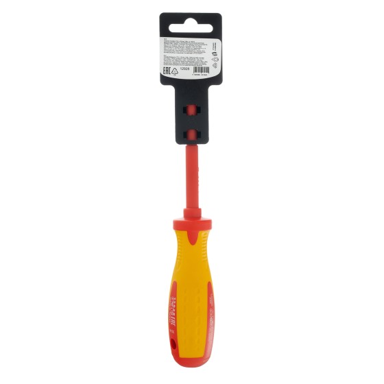 Отвертка Insulated, PH2 x 100 мм, CrMo, до 1000 В, двухкомпонентная рукоятка Matrix Professional 12928 Отвертка Insulated, PH2 x 100 мм, CrMo, до 1000 В, двухкомпонентная рукоятка Matrix Professional 12928