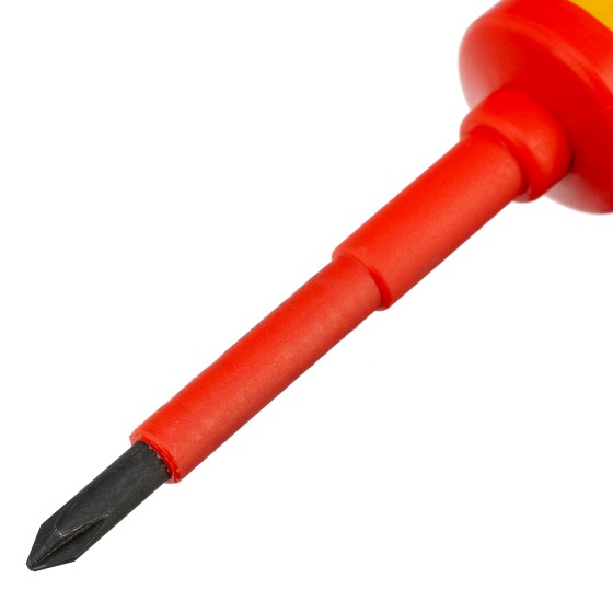 Отвертка Insulated, PH1 x 75 мм, CrMo, до 1000 В, двухкомпонентная рукоятка Matrix Professional 12926