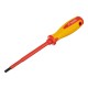 Отвертка Insulated, SL5.5 x 125 мм, CrMo, до 1000 В, двухкомпонентная рукоятка Matrix Professional 12918 Отвертка Insulated, SL5.5 x 125 мм, CrMo, до 1000 В, двухкомпонентная рукоятка Matrix Professional 12918