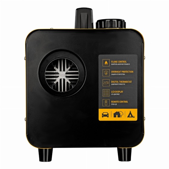 Дизельная тепловая портативная пушка Flame-5, 5кВт, 300м3/ч, непр.наг., циф. терм. Denzel 96495 Дизельная тепловая портативная пушка Flame-5, 5кВт, 300м3/ч, непр.наг., циф. терм. Denzel 96495