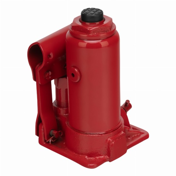 Домкрат гидравлический бутылочный 2 т, h подъема 150-280 мм Sparta Compact 50331