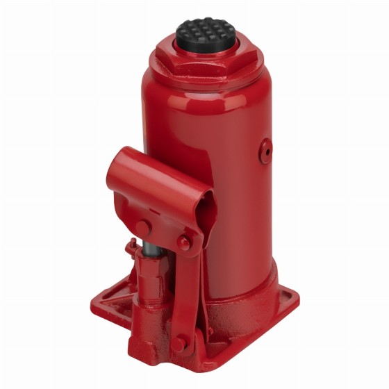 Домкрат гидравлический бутылочный 2 т, h подъема 150-280 мм Sparta Compact 50331