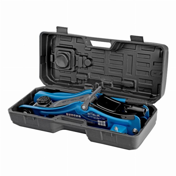 Домкрат гидравлический подкатной, 2т Low Profile, 80-380 мм, в пласт. кейсе Stels 51130