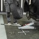 Домкрат гидравлический подкатной, 3 т, h подъема 150-530 мм Matrix 51040