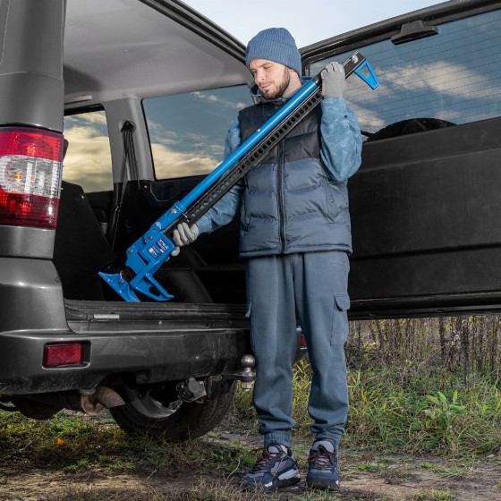 Домкрат реечный профессиональный 3 т, 115-1030 мм. HigH Jack Stels 50527