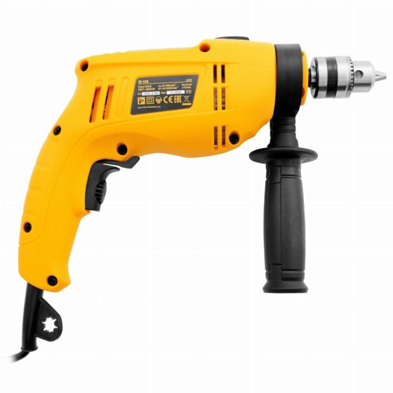 Дрель ударная ID-550, 550 Вт, 0-2900 об/мин, 46400 уд/мин Denzel 26302 Дрель ударная ID-550, 550 Вт, 0-2900 об/мин, 46400 уд/мин Denzel 26302