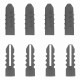 Дюбель, 8 x 30 мм, Дюбель, 8 x 30 мм,