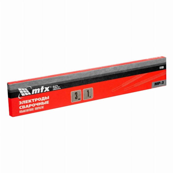 Электроды MP-3, диам. 3 мм, 1 кг., ильменитовое покрытие MTX 97530