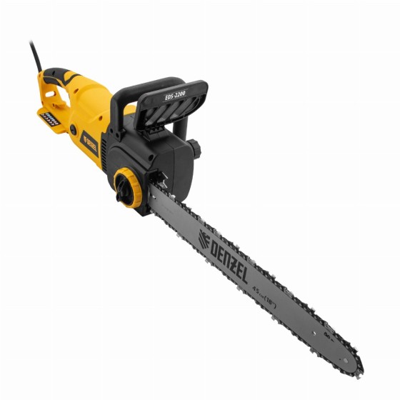 Пила цепная электрическая EDS-2200, 2.2 кВт,продольная, шина 45 см, шаг 3/8, паз 1.3 мм, 62 звена Denzel 95619 Пила цепная электрическая EDS-2200, 2.2 кВт,продольная, шина 45 см, шаг 3/8, паз 1.3 мм, 62 звена Denzel 95619