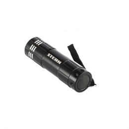 Фонарь бытовой алюминиевый с гравировкой, черный, 9 Led, 3 х ААА Stern 90506 Фонарь бытовой алюминиевый с гравировкой, черный, 9 Led, 3 х ААА Stern 90506