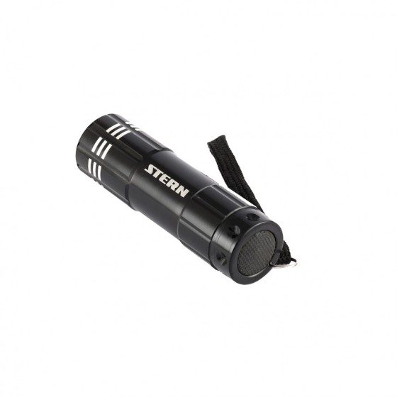 Фонарь бытовой алюминиевый с гравировкой, черный, 9 Led, 3 х ААА Stern 90506 Фонарь бытовой алюминиевый с гравировкой, черный, 9 Led, 3 х ААА Stern 90506