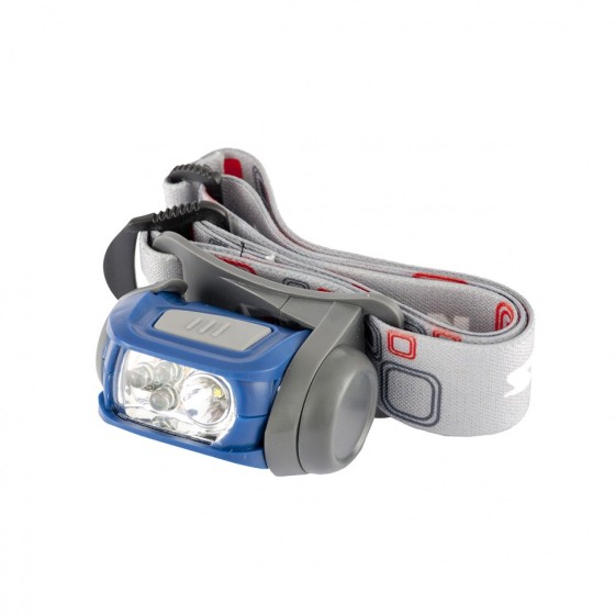 Фонарь наголовный Sport, ABS пластик, CREE XP-E Led 3Вт 120Лм + 3 эко Led, 8-18 часов, 3 х ААА Stern 90569