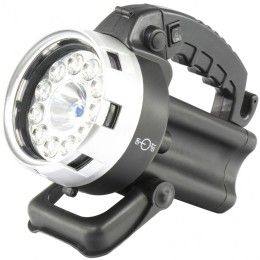 Фонарик поисковый, аккумуляторный, галоген 25 W + 11 светодиодов Stern 90532 Фонарик поисковый, аккумуляторный, галоген 25 W + 11 светодиодов Stern 90532