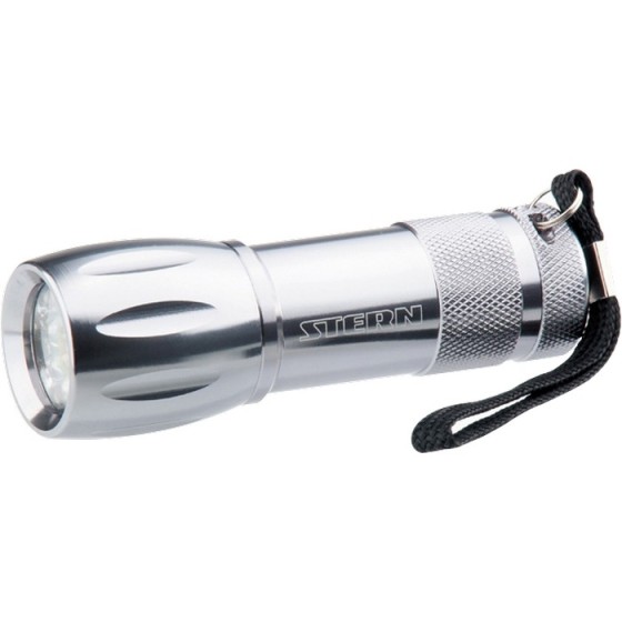 Фонарик светодиодный, алюминиевый корпус, влагозащищенный, 9 Led, 3 х ААА Stern 90502 Фонарик светодиодный, алюминиевый корпус, влагозащищенный, 9 Led, 3 х ААА Stern 90502
