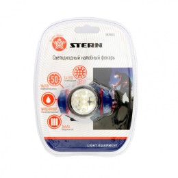 Фонарь наголовный, светодиодный, 4 режим, 14 Led, 3 х ААА Stern 90563 Фонарь наголовный, светодиодный, 4 режим, 14 Led, 3 х ААА Stern 90563