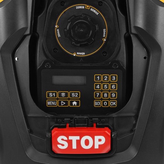 Робот-газонокосилка Grass Master 1000 1000м², 3Ач, 28V, LCD дисплей, Denzel 58955 Робот-газонокосилка Grass Master 1000 1000м², 3Ач, 28V, LCD дисплей, Denzel 58955