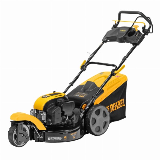 Бензиновая газонокосилка GLT-460SP-T, Trike 149 см3, 46 см, привод, панель, 60л Denzel  58810