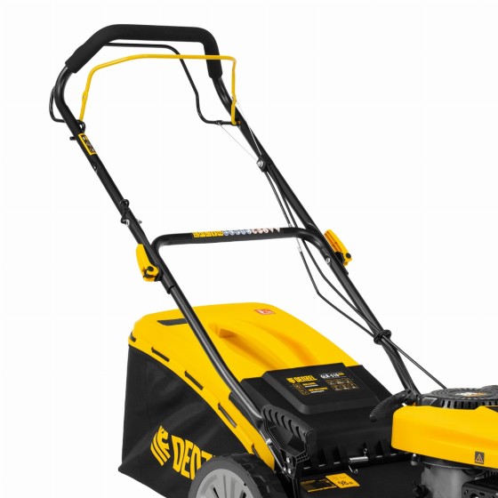 Газонокосилка бензиновая GLR-510SP-K, 180 см3, ширина 51 см, привод, травосборник 65 л Denzel 58804 Газонокосилка бензиновая GLR-510SP-K, 180 см3, ширина 51 см, привод, травосборник 65 л Denzel 58804