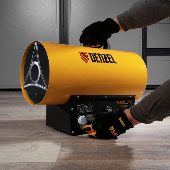 Газовая тепловая пушка GHG-30i, 30 кВт, цифровой термостат, пропан-бутан Denzel 96471 Газовая тепловая пушка GHG-30i, 30 кВт, цифровой термостат, пропан-бутан Denzel 96471
