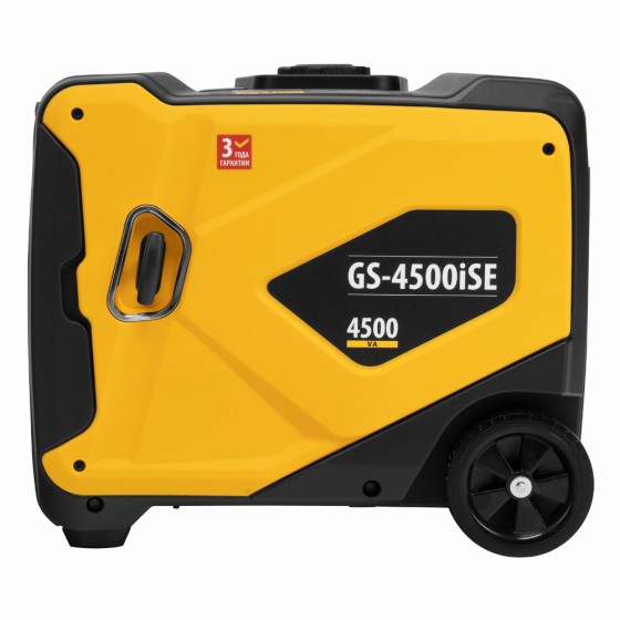Генератор инверторный GS-4500iSE, 4,5 кВт, 230 В, закрытый корпус, электростартер Denzel 94714 Генератор инверторный GS-4500iSE, 4,5 кВт, 230 В, закрытый корпус, электростартер Denzel 94714