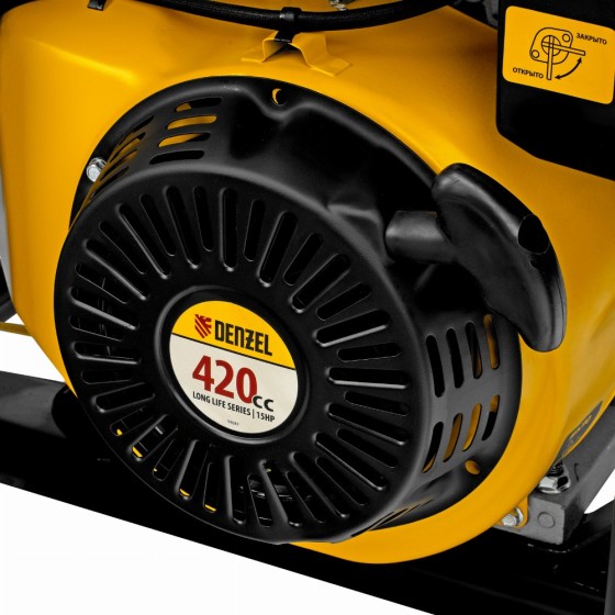 Генератор бензиновый GE 6900, 5.5 кВт, 220 В/50 Гц, 25 л, ручной старт Denzel 94637 Генератор бензиновый GE 6900, 5.5 кВт, 220 В/50 Гц, 25 л, ручной старт Denzel 94637
