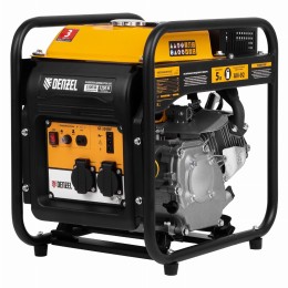 Генератор инверторный GT-3500iF, 3.5 кВт, 230 В, бак 5 л, открытый корпус, ручной старт Denzel 94705