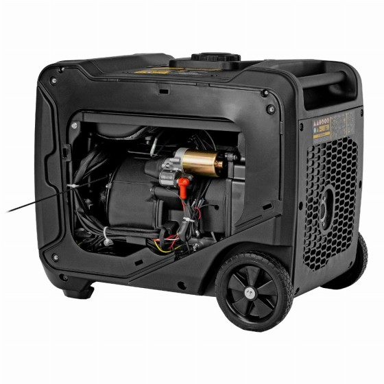 Генератор инверторный GS-5500iSE, 5,5 кВт, 230 В, закрытый корпус,электростартер Denzel 94712 Генератор инверторный GS-5500iSE, 5,5 кВт, 230 В, закрытый корпус,электростартер Denzel 94712