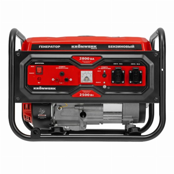 Генератор бензиновый LK-2800R, 2,8 кВт, 230В, ручной стартер Kronwerk 94521