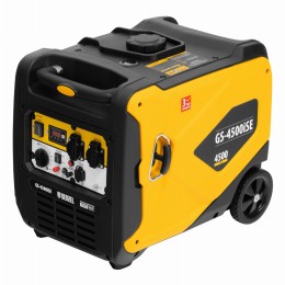 Генератор инверторный GS-4500iSE, 4,5 кВт, 230 В, закрытый корпус, электростартер Denzel 94714