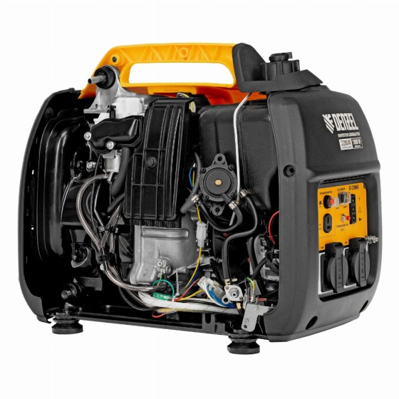 Генератор инверторный GT-2200iS, 2.2 кВт, 230 В, бак 4 л, закрытый корпус, ручной старт Denzel 94702 Генератор инверторный GT-2200iS, 2.2 кВт, 230 В, бак 4 л, закрытый корпус, ручной старт Denzel 94702