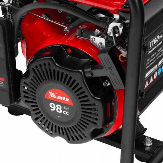 Генератор бензиновый RS-1500, 1,1 кВт, 230В, ручной стартер MTX 946175 Генератор бензиновый RS-1500, 1,1 кВт, 230В, ручной стартер MTX 946175