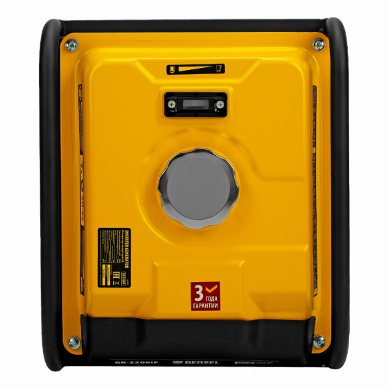Генератор инверторный GK-2200iF, 2,2 кВт, 230 В, ручной старт DENZEL 94707