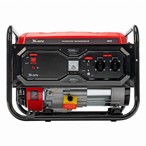 Генератор бензиновый RS-4000, 3,3 кВт, 230В, ручной стартер MTX 946115