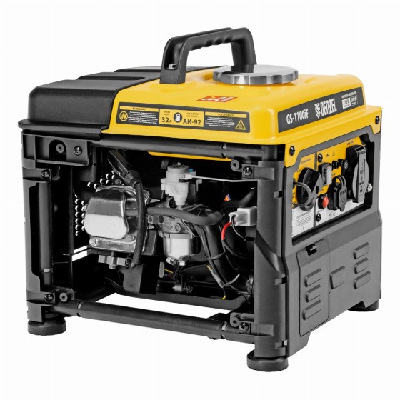 Генератор инверторный GS-1100iF, 1,1 кВт, 230 В, ручной старт DENZEL 94706 Генератор инверторный GS-1100iF, 1,1 кВт, 230 В, ручной старт DENZEL 94706