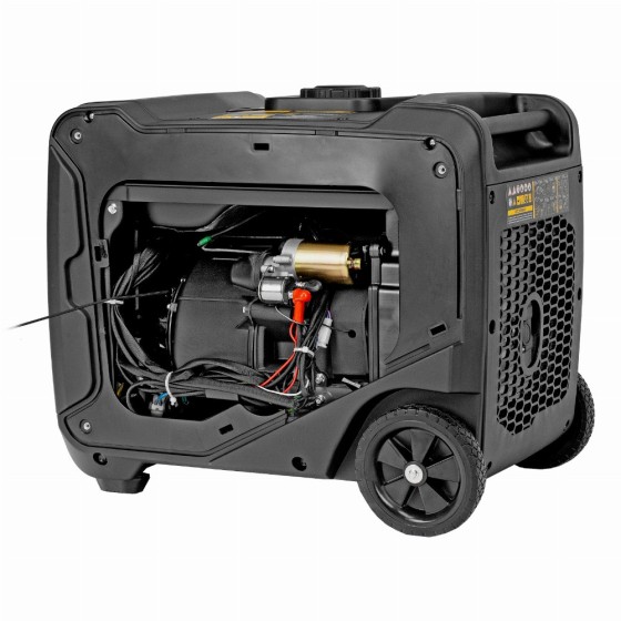 Генератор инверторный GS-4500iSE, 4,5 кВт, 230 В, закрытый корпус, электростартер Denzel 94714 Генератор инверторный GS-4500iSE, 4,5 кВт, 230 В, закрытый корпус, электростартер Denzel 94714