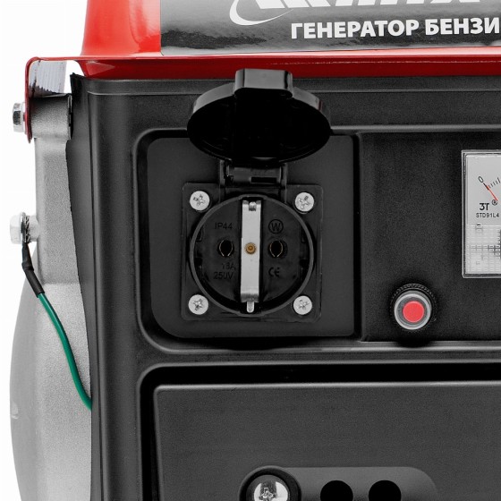 Генератор бензиновый RS-950, 0,8 кВт, 230 В, 2-х такт., 4 л, ручной стартер MTX 946650