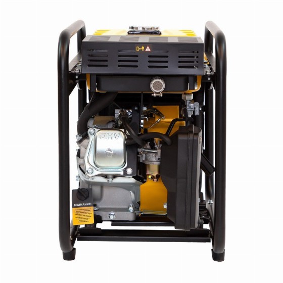 Генератор инверторный GT-2500iF, 2.5 кВт, 230 В, бак 5 л, открытый корпус, ручной старт Denzel 94704