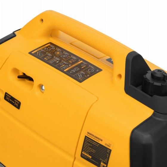 Генератор инверторный GT-2200iS, 2.2 кВт, 230 В, бак 4 л, закрытый корпус, ручной старт Denzel 94702 Генератор инверторный GT-2200iS, 2.2 кВт, 230 В, бак 4 л, закрытый корпус, ручной старт Denzel 94702