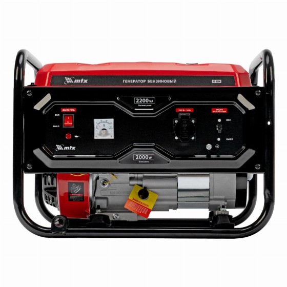 Генератор бензиновый RS-3000, 2,2 кВт, 230В, ручной стартер MTX 946105
