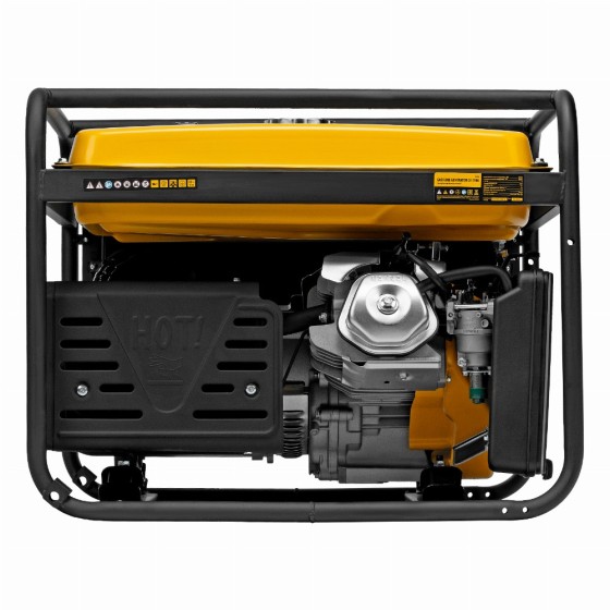 Генератор бензиновый GE 7900, 6.5 кВт, 220 В/50 Гц, 25 л, ручной пуск Denzel 94638