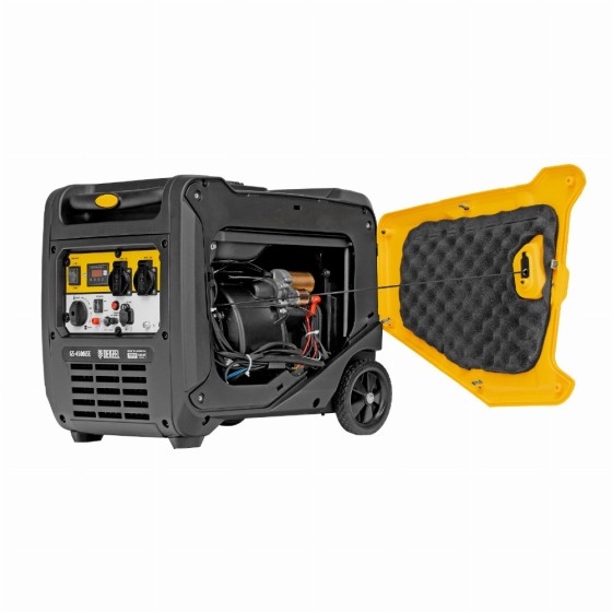 Генератор инверторный GS-4500iSE, 4,5 кВт, 230 В, закрытый корпус, электростартер Denzel 94714 Генератор инверторный GS-4500iSE, 4,5 кВт, 230 В, закрытый корпус, электростартер Denzel 94714