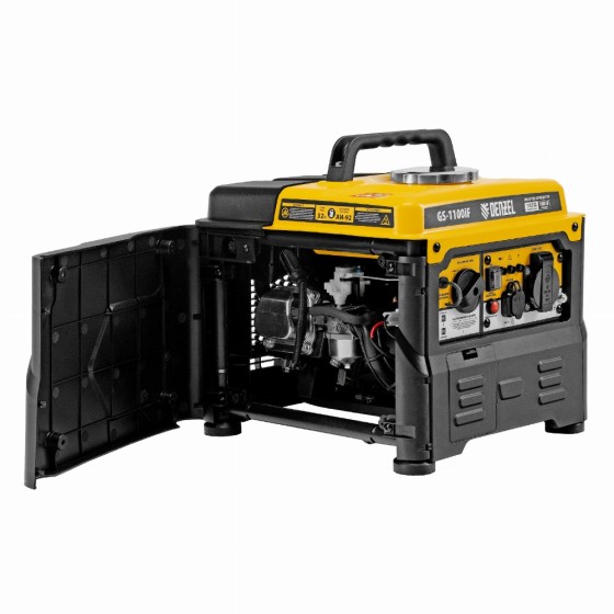 Генератор инверторный GS-1100iF, 1,1 кВт, 230 В, ручной старт DENZEL 94706 Генератор инверторный GS-1100iF, 1,1 кВт, 230 В, ручной старт DENZEL 94706